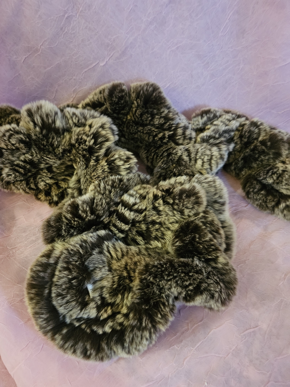 Genuine Real Rabbit Fur Women's Scarf Super Soft Beautiful Condition